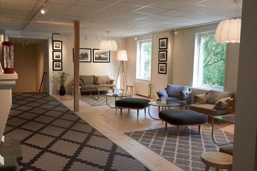 Posezení v ubytování Hotel Akerlund