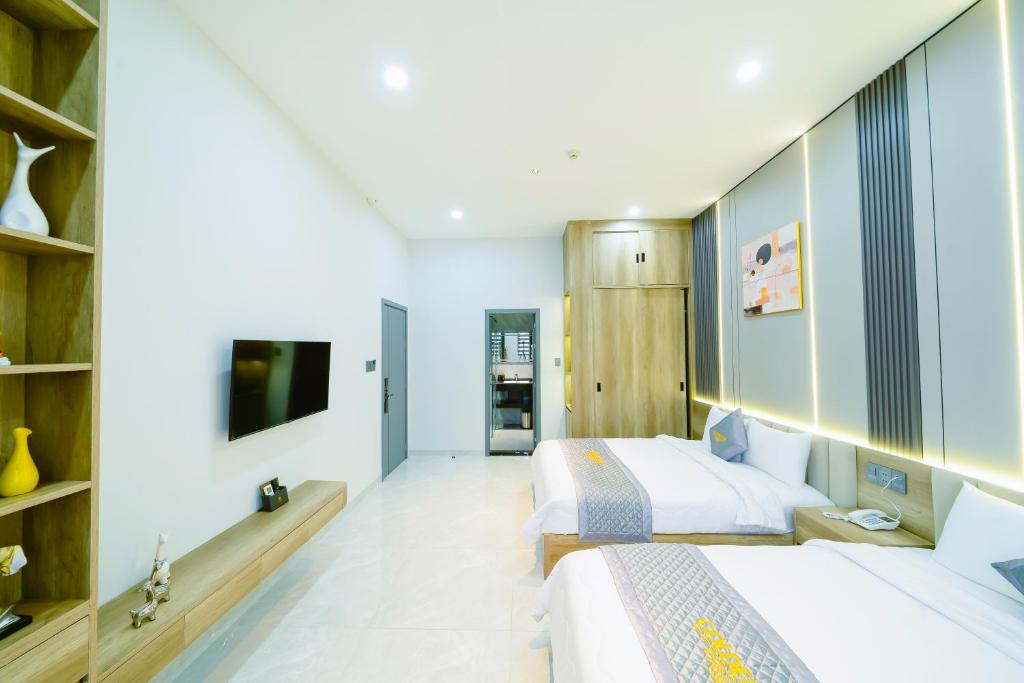 Phòng 2 Giường Đơn Nhìn Ra Thành Phố