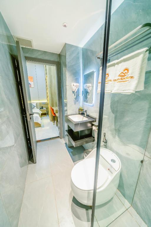 Phòng Deluxe Giường Đôi Có Vòi Sen