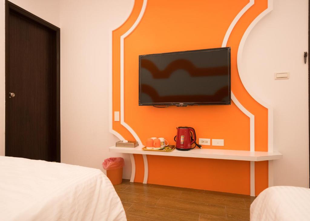 TV a/nebo společenská místnost v ubytování Sunny Breeze Penghu