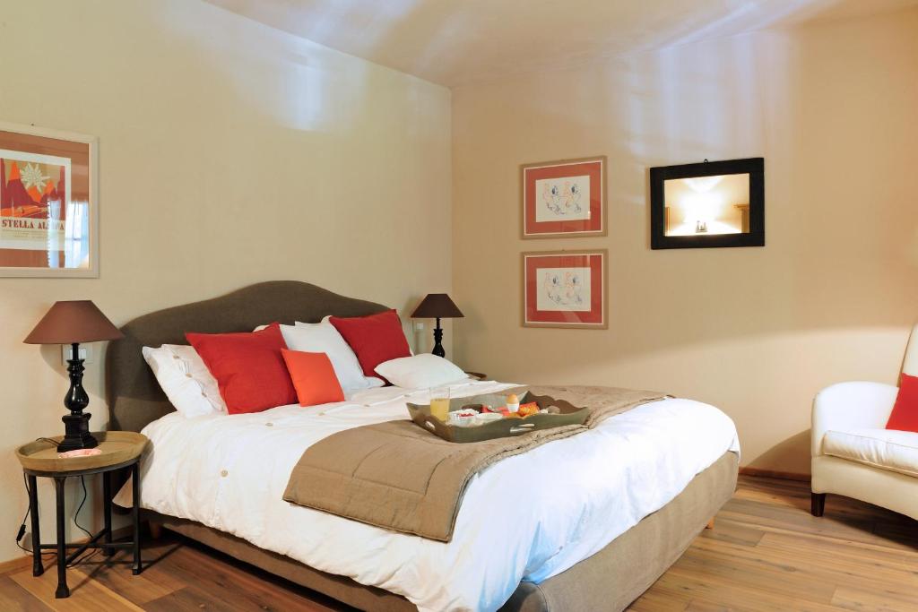 Postel nebo postele na pokoji v ubytování B&B il Sambuco