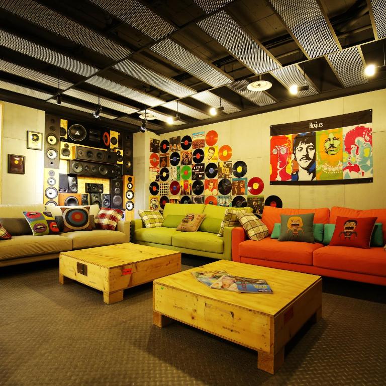 Posezení v ubytování NYS Loft Hotel