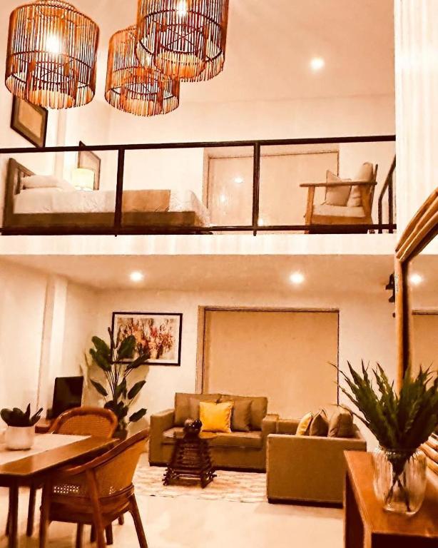 Posezení v ubytování Amec Homes