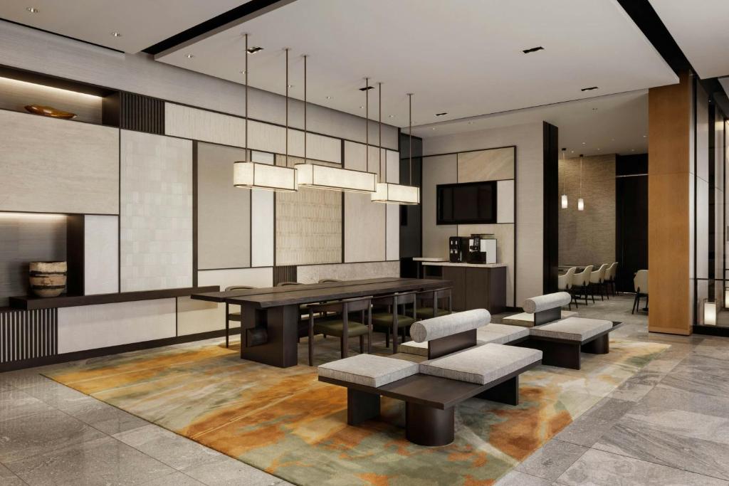 Kuchyň nebo kuchyňský kout v ubytování Courtyard by Marriott Kyoto Shijo Karasuma