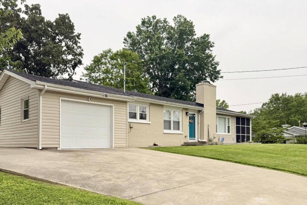 Bygningen som feriehuset ligger i