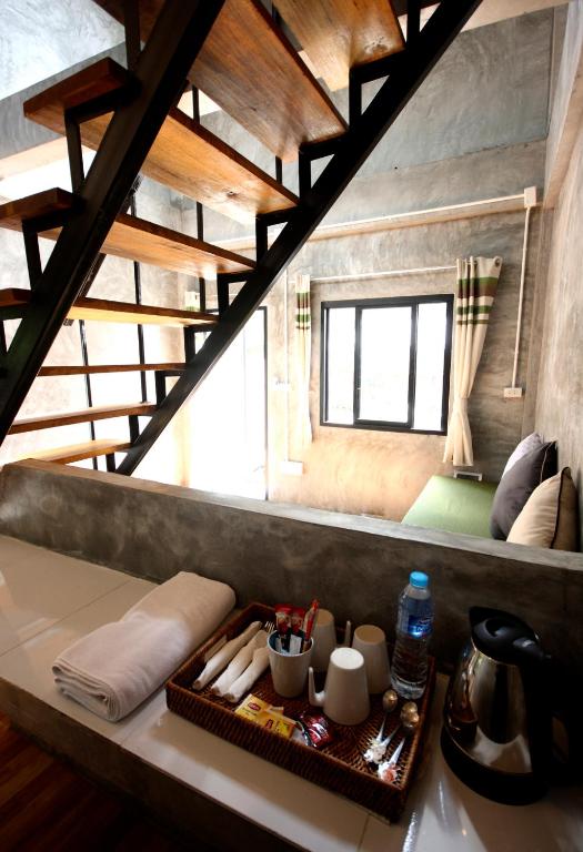Posezení v ubytování Aonang Lodge - SHA