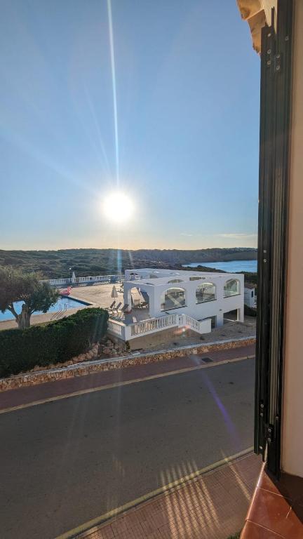 a view from a window of a building at Costa Arenal 54 in Arenal d'en Castell