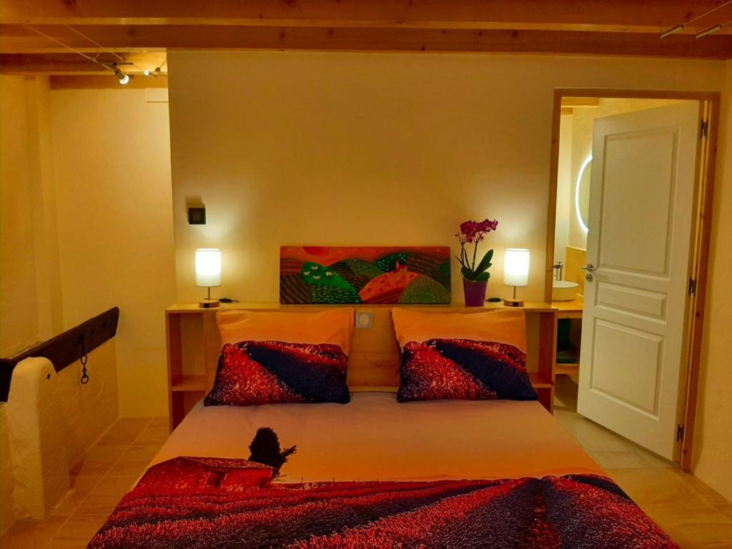 Postel nebo postele na pokoji v ubytování Estefana