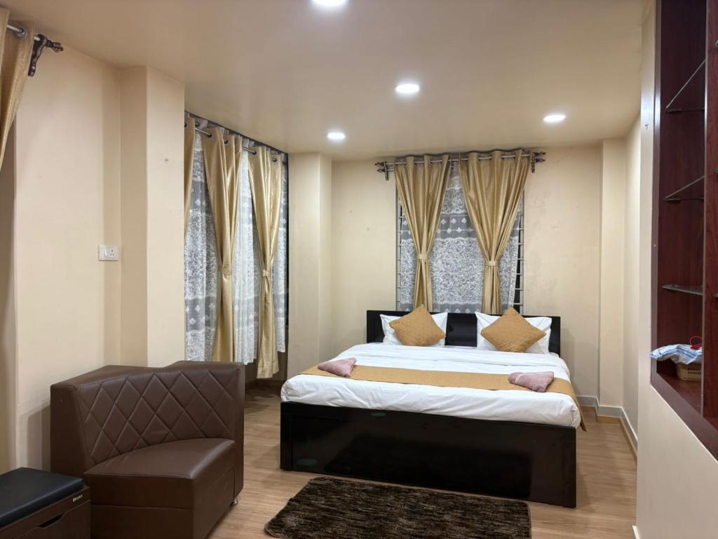 Postel nebo postele na pokoji v ubytování The urban rest