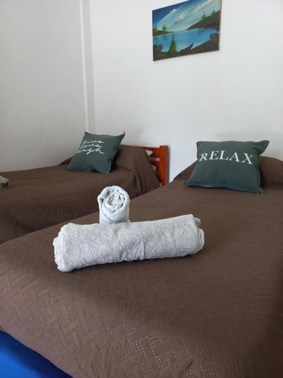 Postel nebo postele na pokoji v ubytování Hostel en Almirante Brown