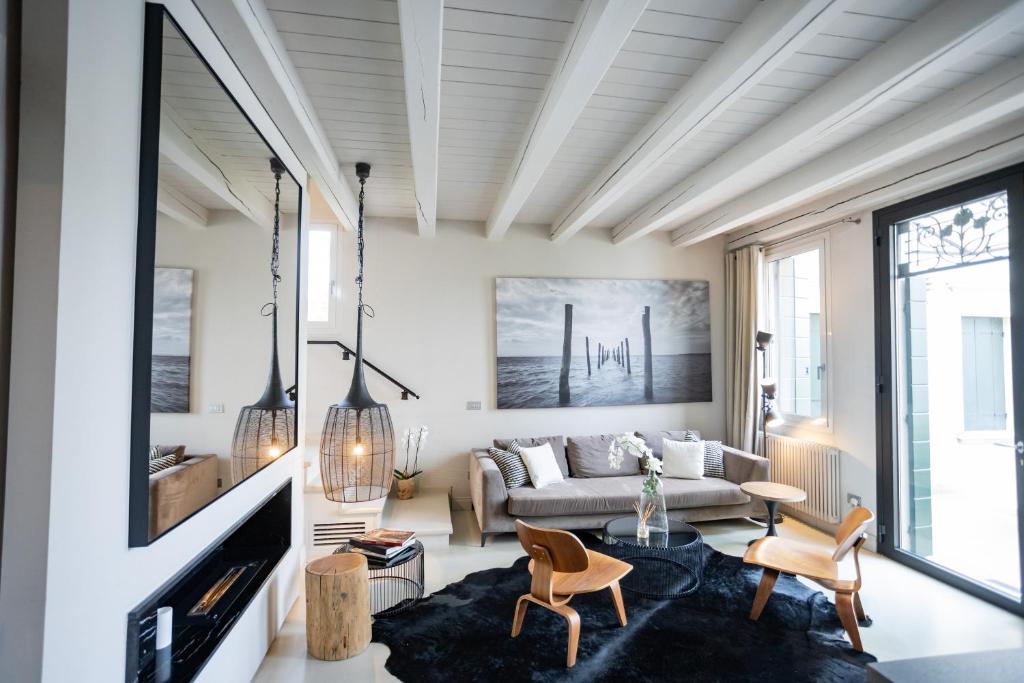 Posezení v ubytování Madame Marconi XVII