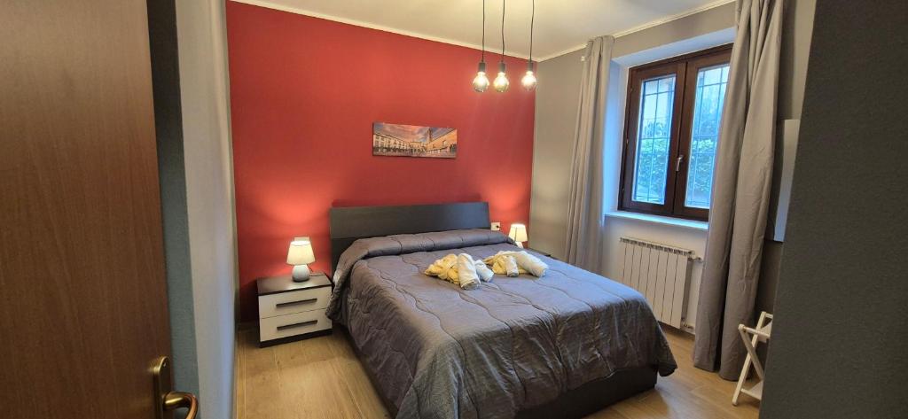 Ένα ή περισσότερα κρεβάτια σε δωμάτιο στο Fante di Coppe