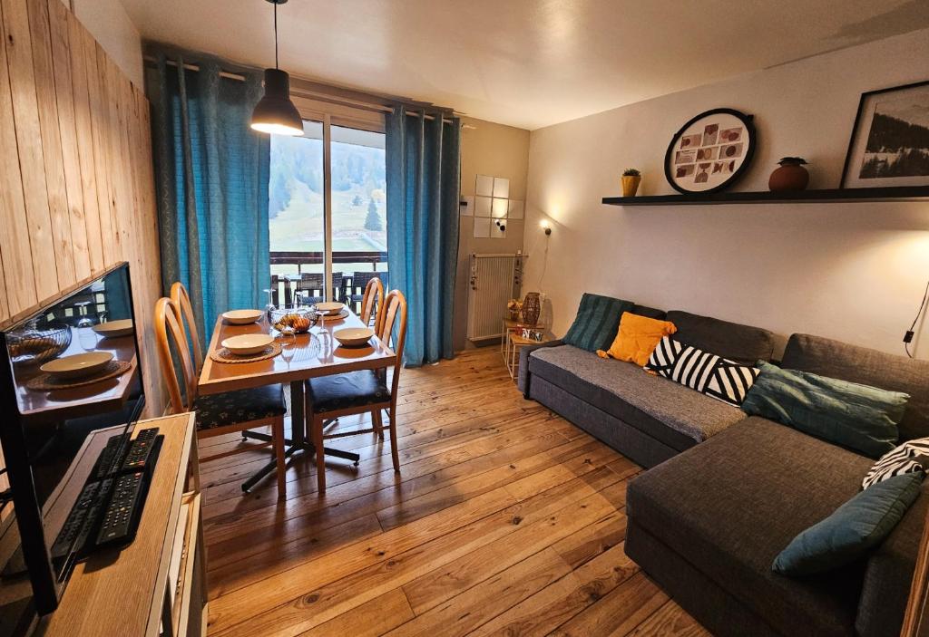 Posezení v ubytování Studio sud 5 personnes superdevoluy pied des pistes