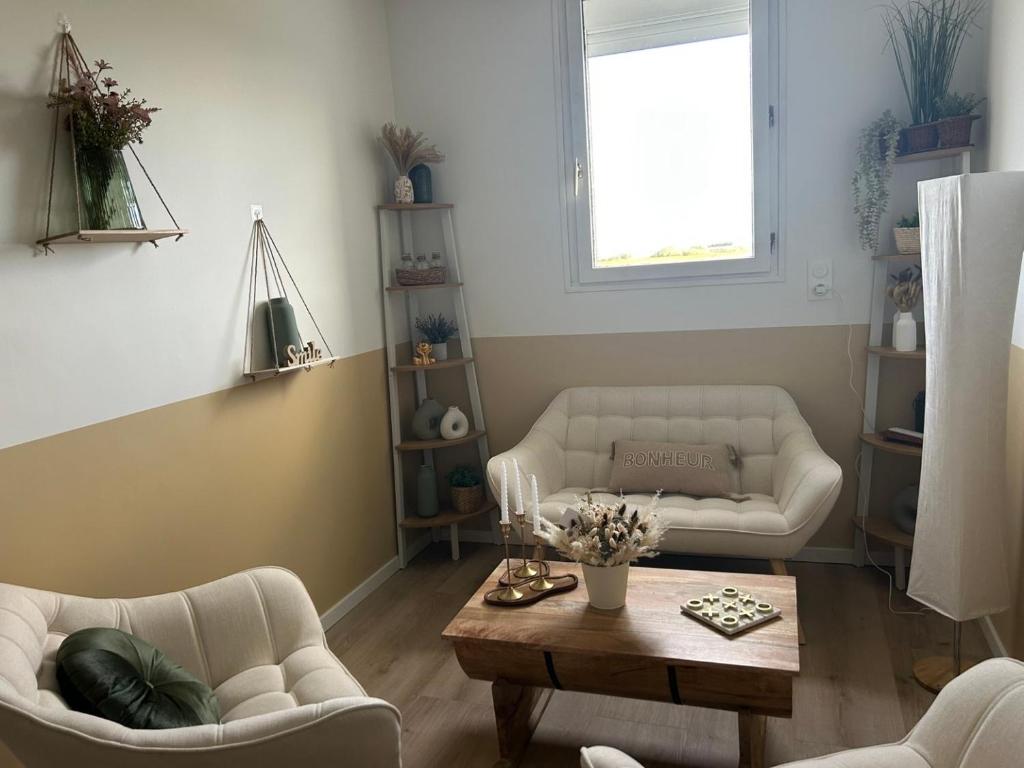 Posezení v ubytování des 2 vallées