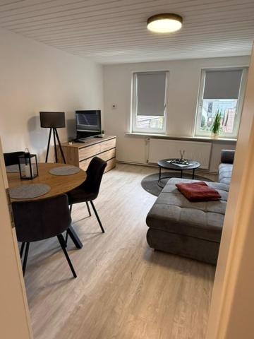 Posezení v ubytování Ferienwohnung Sohnreystr DG