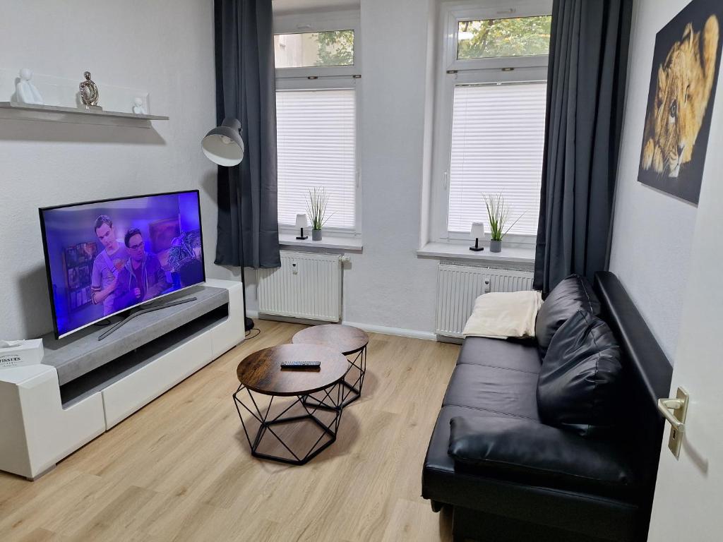 Μια τηλεόραση ή/και κέντρο ψυχαγωγίας στο Apartment Kaffeeklatsch