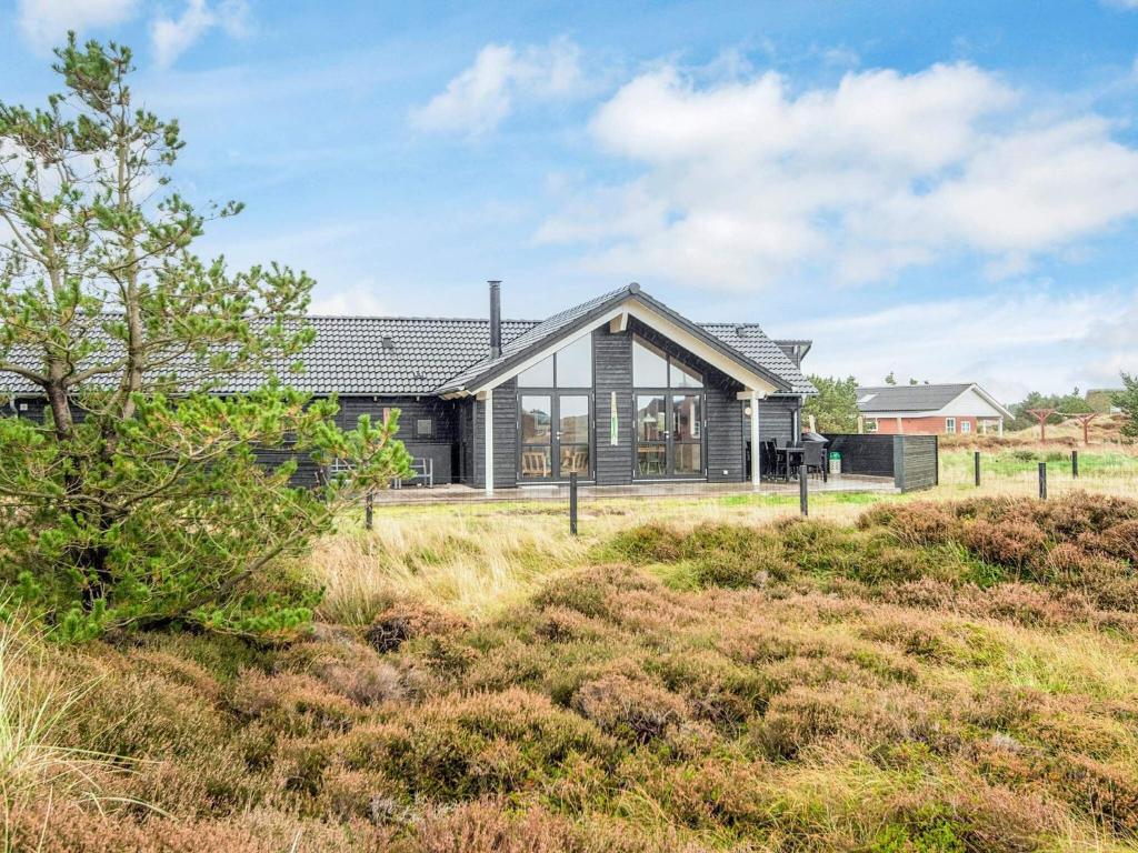 Bygningen som feriehuset ligger i