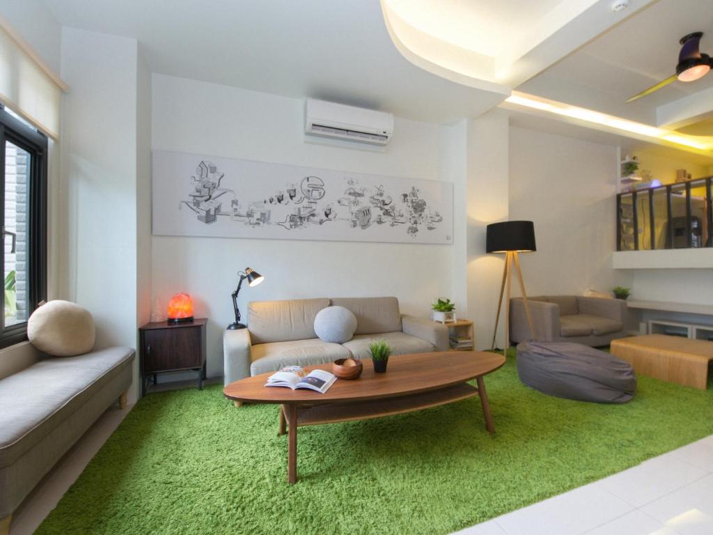Posezení v ubytování 極簡旅行民宿 Simple Travel B&B