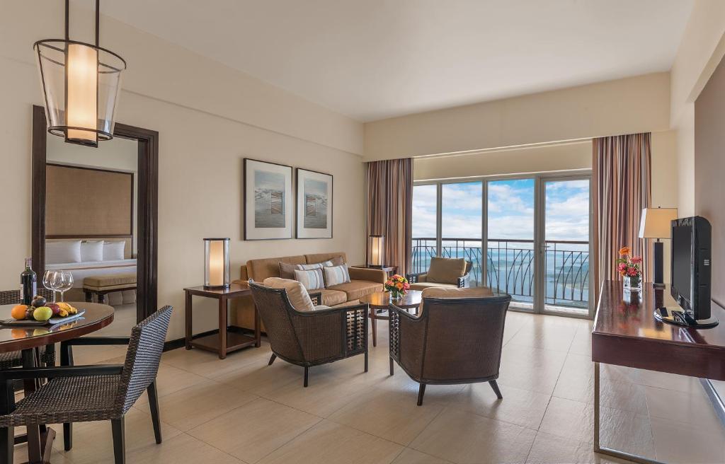 Posezení v ubytování Taal Vista Hotel