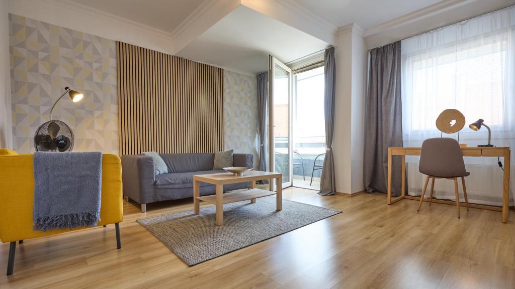 Posezení v ubytování Klára Apartman - a belváros szívében