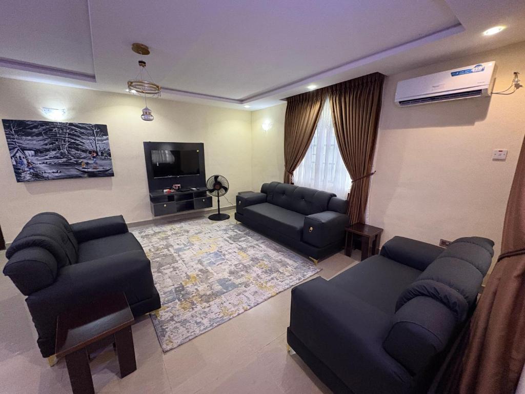 Χώρος καθιστικού στο Bollington Adex house