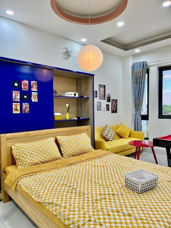 Χώρος καθιστικού στο FIhouse appartment