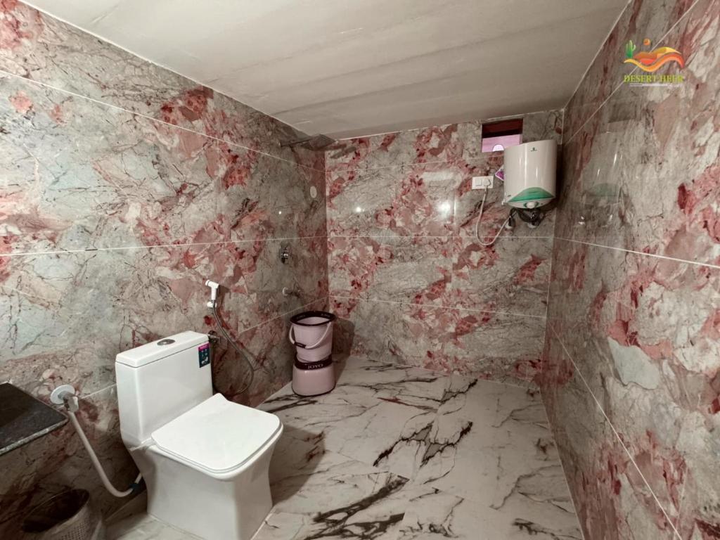 Koupelna v ubytování Desert holiday Resort