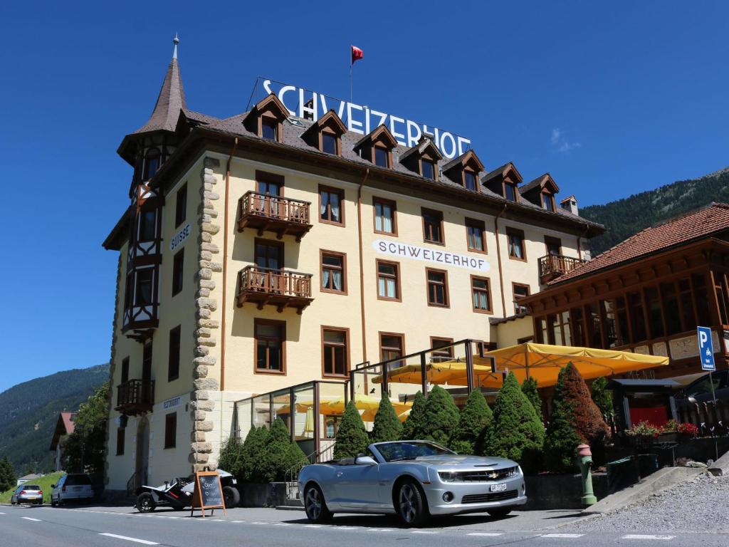 Nespecifikovaný výhled na hory nebo výhled na hory při pohledu z hotelu