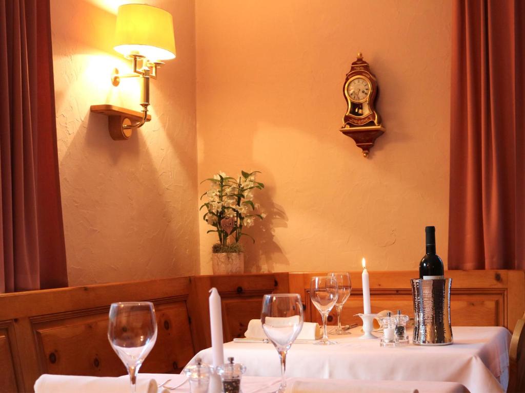 Nápoje v ubytování Hotel Schweizerhof Sta Maria