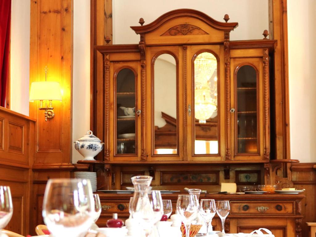 Nápoje v ubytování Hotel Schweizerhof Sta Maria