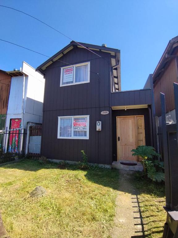 Bygningen som feriehuset ligger i