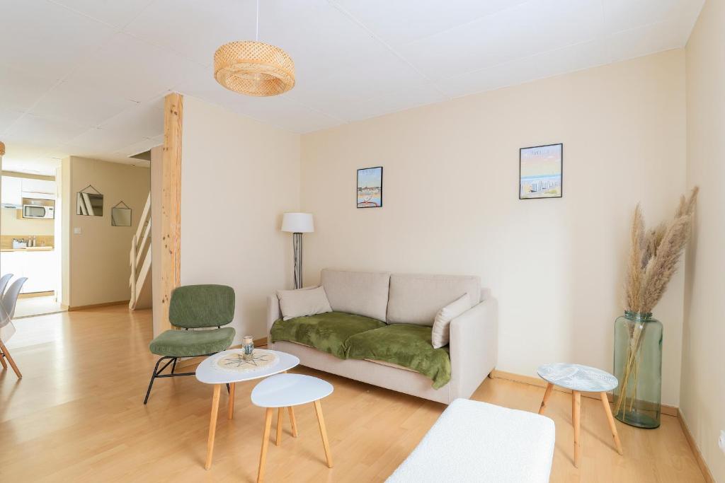 Χώρος καθιστικού στο Le Berlingot