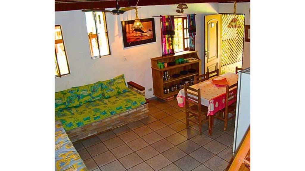 Ένα ή περισσότερα κρεβάτια σε δωμάτιο στο Lua Chalés