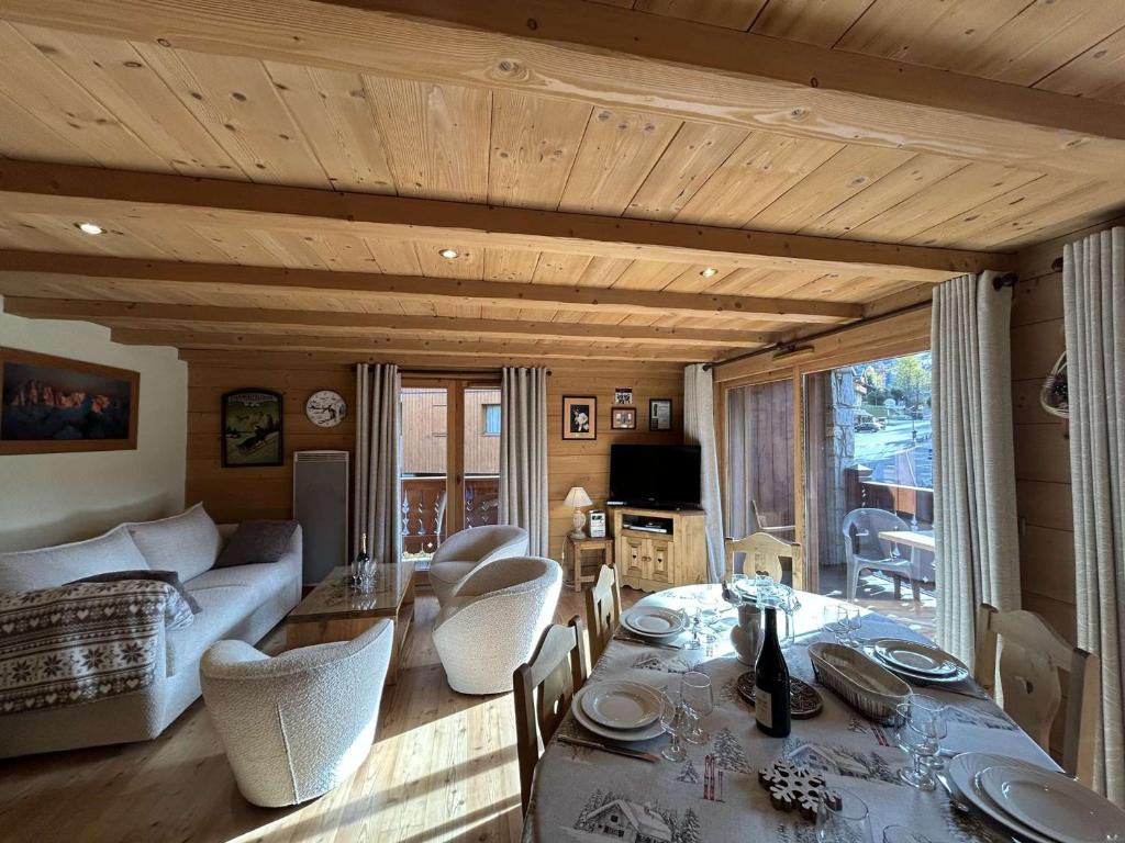 Appartement cosy 4 pièces avec linge inclus, pour 6 personnes à Méribel, proche des remontées mécaniques