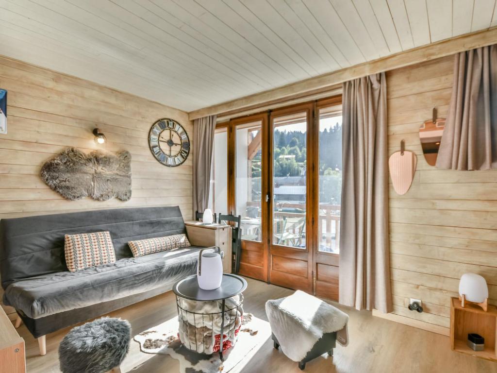 Charmant studio 24m² au cœur des Gets, proche commerces et pistes, balcon exposé Sud