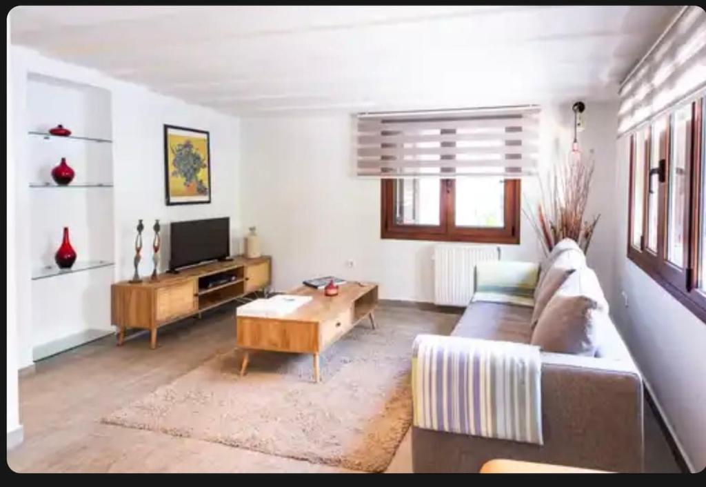 Χώρος καθιστικού στο Detached Garden House