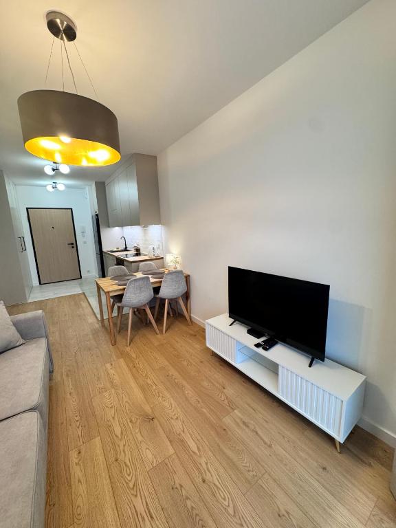 Kuchyň nebo kuchyňský kout v ubytování Forest Apart IX Aleje Jerozolimskie