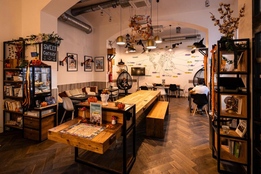 Εστιατόριο ή άλλο μέρος για φαγητό στο Prague Dream Hostel