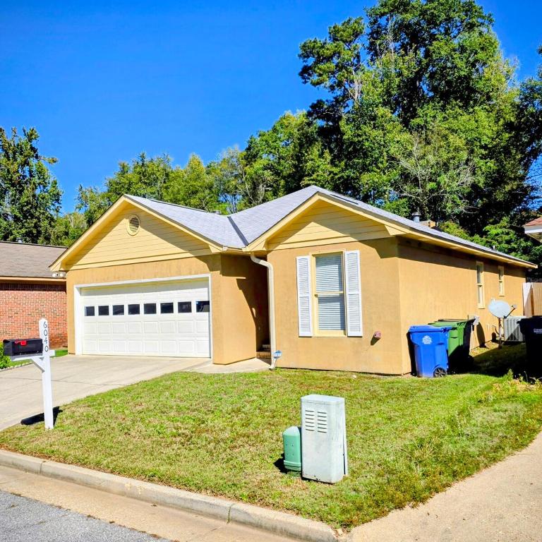 Bygningen som feriehuset ligger i