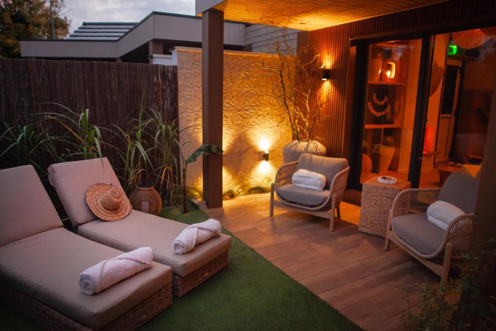 Posezení v ubytování Spa Bali