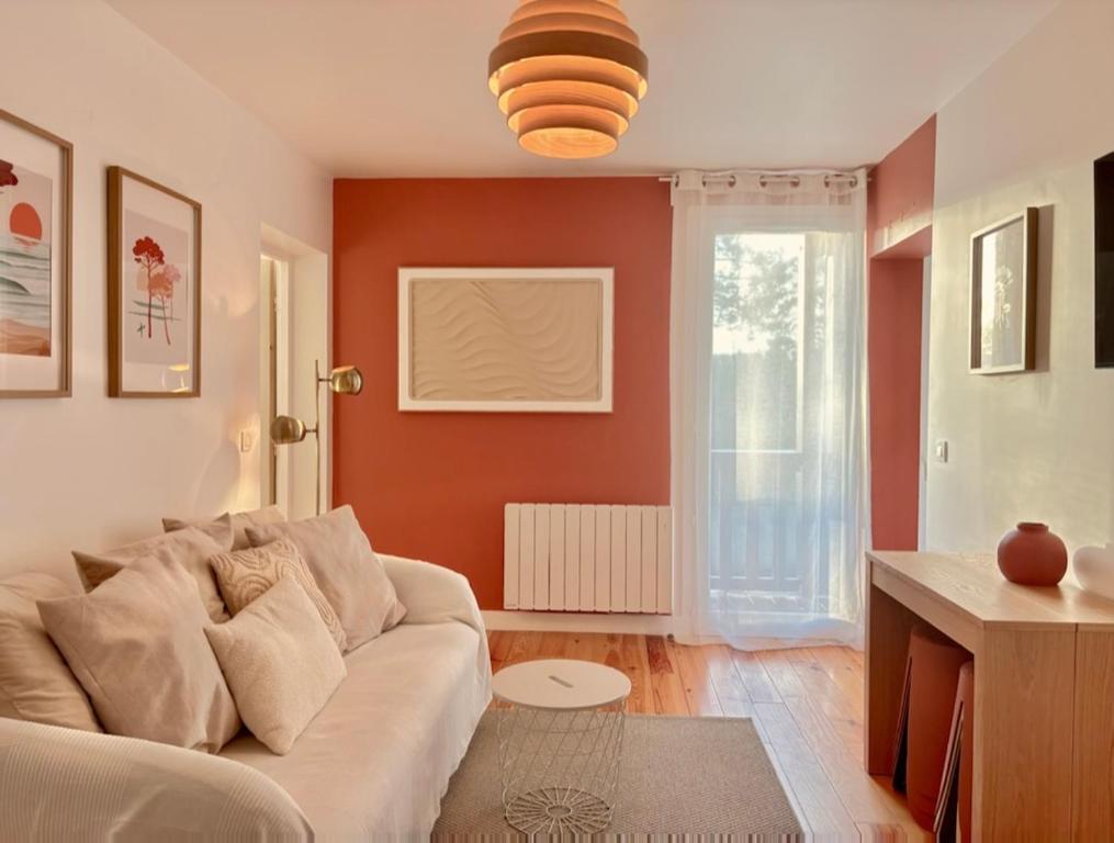 Un lugar para sentarse en Charmant appartement entre le centre d'Hossegor et le lac - classé 3 étoiles