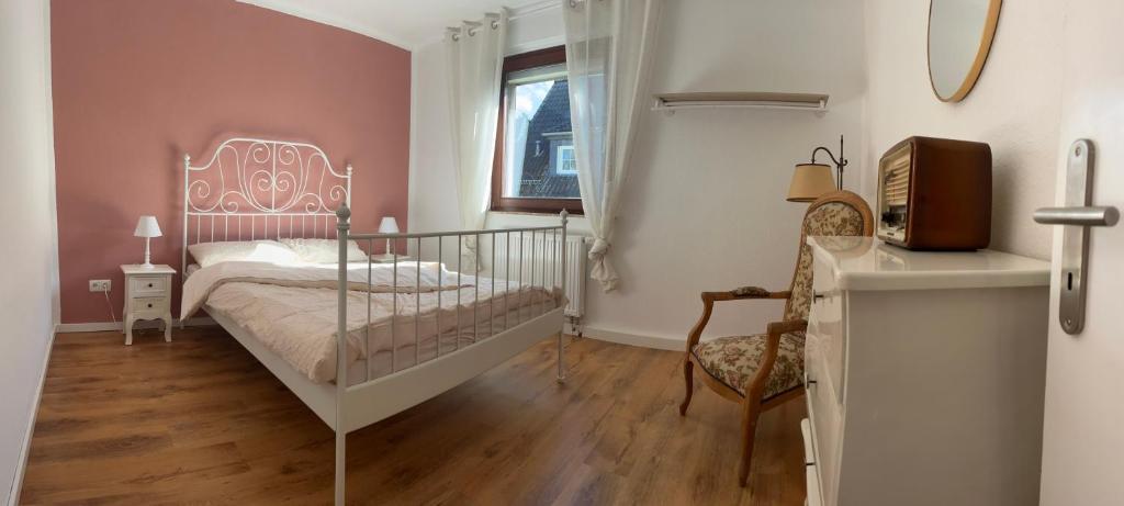 Postel nebo postele na pokoji v ubytování Eifel Moments