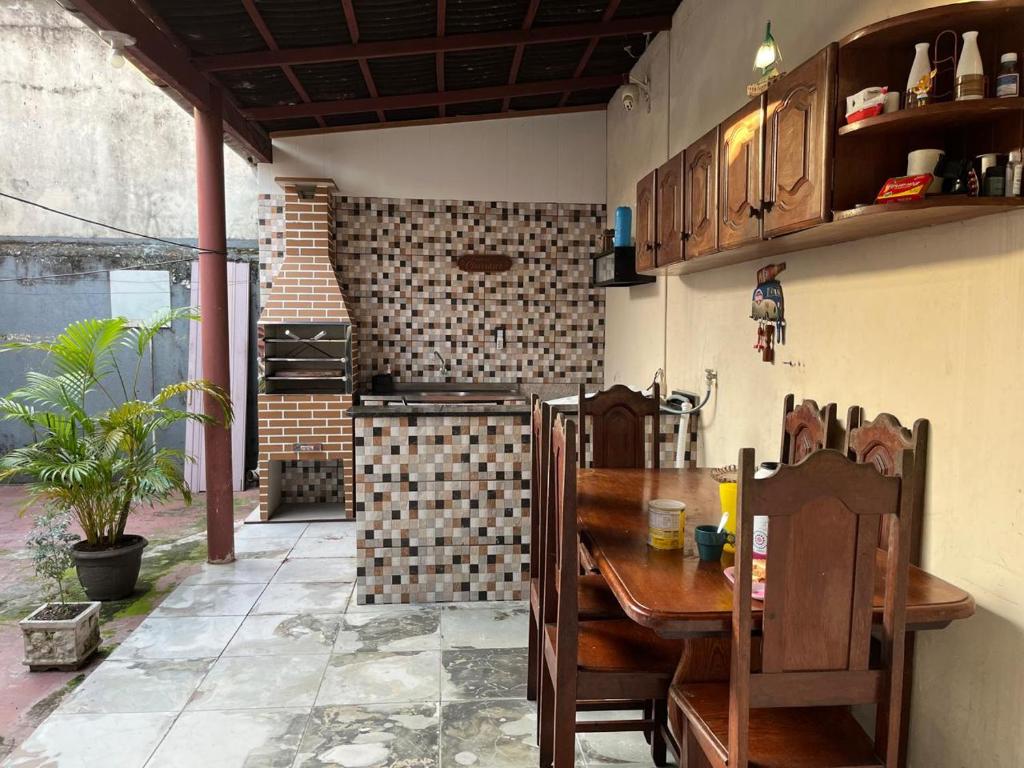 Kuchyň nebo kuchyňský kout v ubytování Residência COP 30