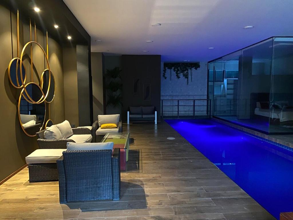 Swimmingpoolen hos eller tæt på House with a private pool in Bosque Norte