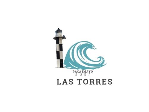 a lighthouse and a wave logo template at Pacasmayo Surf Las Torres in Pacasmayo