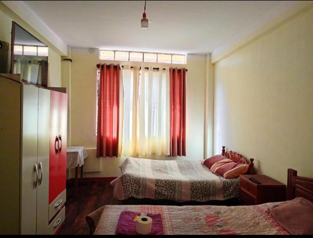 Postel nebo postele na pokoji v ubytování Aparment equipped and independent