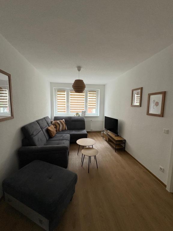 Istumisnurk majutusasutuses Direkt am Markplatz von Pasewalk wohnen mit Geschirrspüler und Parkplatz