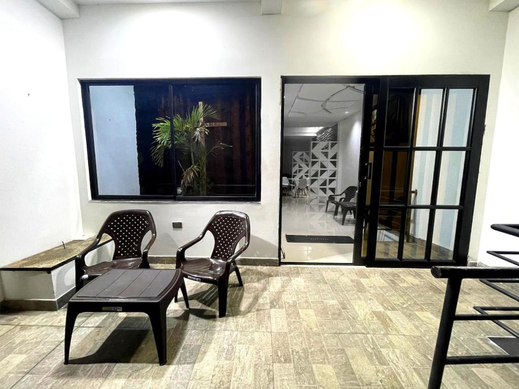 Χώρος καθιστικού στο Toquipal Suites