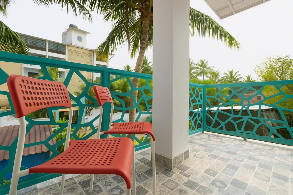 Μπαλκόνι ή βεράντα στο Appy Comfort Calangute Beach G0A