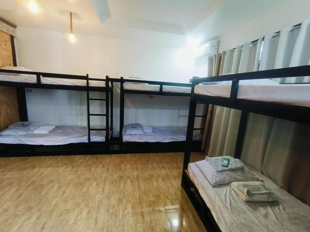 Postel nebo postele na pokoji v ubytování Summer Hub